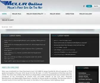 Meluronline.com(Meluronlinemelur's first site on the net) Screenshot