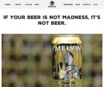 Melvinbrewing.com(Melvin Brewing) Screenshot