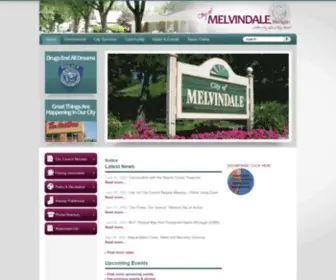 Melvindale.org(City of Melvindale) Screenshot