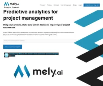 Mely.ai(Enterprise AI Software Provider) Screenshot