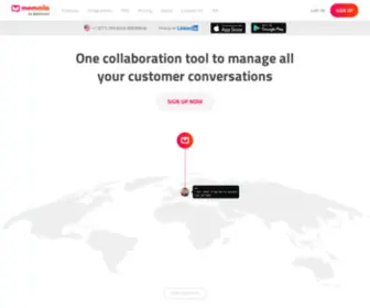 Memaila.com(Manage All Your Customer Conversations) Screenshot
