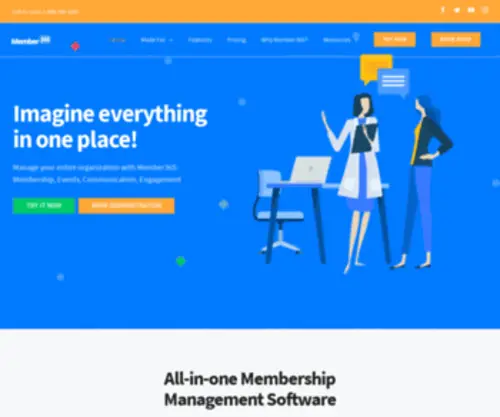 Member365.org(Membership management software) Screenshot