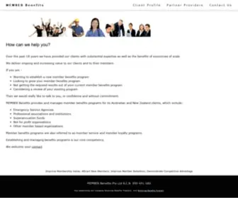 Memberbenefits.com.au(Member Benefits) Screenshot