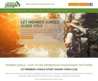 Memberjungle.com.au(Making Australian Member Management Easy) Screenshot