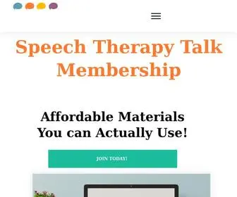 Members-Speechtherapytalk.com(Speech Therapy Materials) Screenshot