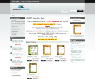 Membershipsitesforsale.com(Turnkey LFMTE Websites for Sale) Screenshot