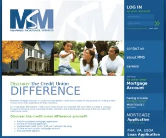 Membersmortgageservices.com(Membersmortgageservices) Screenshot