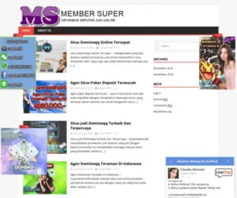 Membersuper.net(membersuper) Screenshot