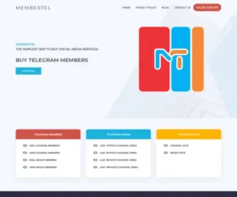 Membertel.com(Buy telegram members) Screenshot