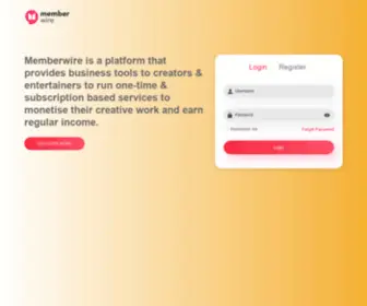 Memberwire.com(Memberwire) Screenshot