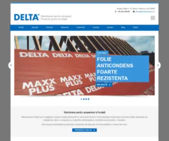 Membranedelta.ro(Folie anticondens) Screenshot