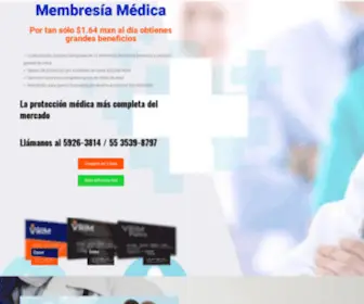 Membresiamedica.site(Membresía Médica) Screenshot