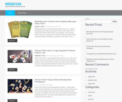 Memcom.info(The resource for membership marketing professionals) Screenshot