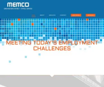 Memcostaffing.com(MEMCO Staffing) Screenshot