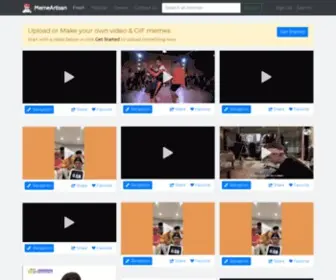 Memeartisan.com(Make your own Video & GIF Memes) Screenshot