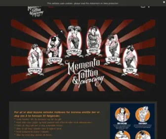 Memento-Tattoo.com(Memento Tattoo) Screenshot