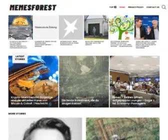 Memesforest.com(Bester Deutsch Blogger 2021) Screenshot