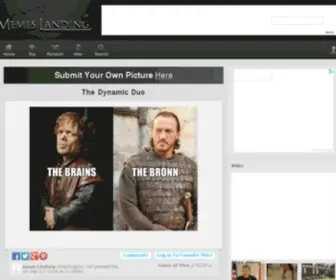 Memeslanding.com(Game of Thrones Photos and Funny Pics) Screenshot