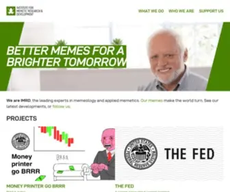 Memetic.institute(Institute for Memetic Research & Development) Screenshot