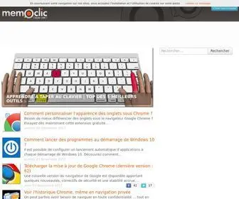 Memoclic.com(Formation informatique) Screenshot