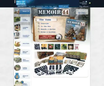 Memoir44.com(Memoir '44) Screenshot