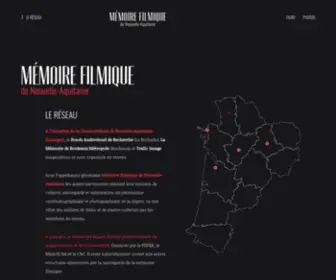 Memoirefilmiquenouvelleaquitaine.fr(Mémoire Filmique de Nouvelle) Screenshot