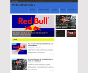 Memoirsocials.com(MEMOIRSOCIALS) Screenshot