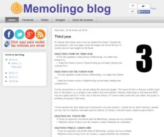 Memolingo.com(Memolingo Blog) Screenshot