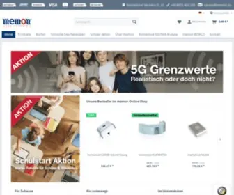 Memonshop.com(Memon Produkte kaufen) Screenshot