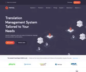 Memoqworld.com(Translation and Localization Management Solutions) Screenshot