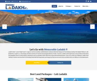 Memorableladakh.com(Memorable Ladakh Leading Supplier Best Pre Purchase Deal with 13 years of Experienced Team in MICE & FIT) Screenshot