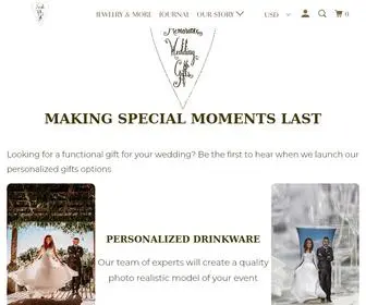 Memorableweddinggifts.com(Memorable Wedding Gifts) Screenshot