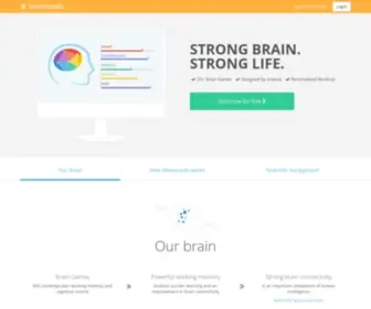 Memorado.com(Brain games and mental exercise online) Screenshot