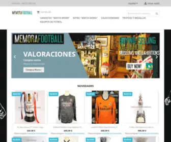 Memorafootball.com(Memora Football) Screenshot