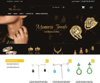 Memoriajewels.com(Online Jewellery Shopping Store India) Screenshot