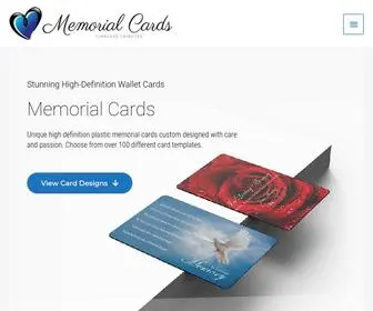 Memorial-Cards.ie(Memorial Cards Ireland) Screenshot