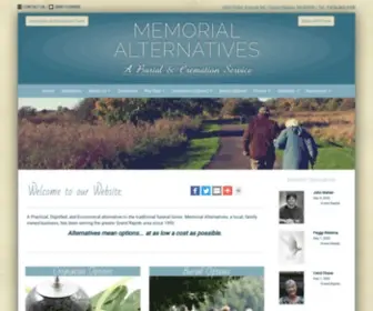 Memorialalternatives.com(Memorial Alternatives) Screenshot