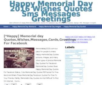 Memorialday2015I.com(Happy Mothers day 2015) Screenshot