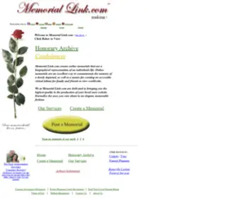 Memoriallink.com(Virtual online memorials) Screenshot