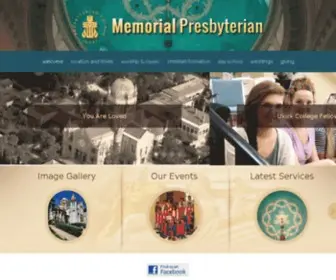 Memorialpcusa.org(Augustine, FL) Screenshot