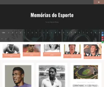Memoriasdoesporte.com.br(Memórias do esporte) Screenshot