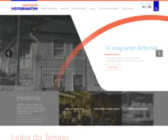 Memoriavotorantim.com(Memória Votorantim) Screenshot