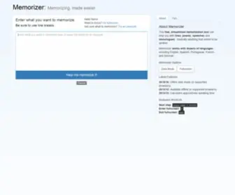 Memorizer.me(Memorizer (Memorization Tool)) Screenshot