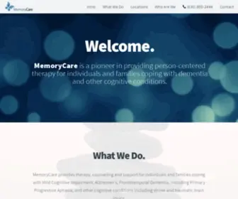 Memorycarecorp.com(MemoryCare Corporation) Screenshot