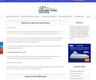 Memoryfoamdoctor.com(Memory Foam Doctor) Screenshot