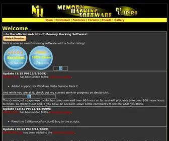 Memoryhacking.com(Spiro's Memory Hacking Software) Screenshot