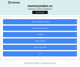 Memorymaker.ca(Memorymaker) Screenshot