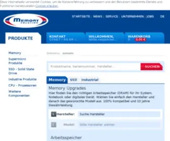 Memorysolution.de(Memorysolution GmbH) Screenshot