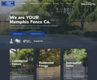 Memphisfence.com(Memphis Fence Company) Screenshot