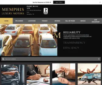 Memphisluxurymotors.com(Memphis Luxury Motors) Screenshot